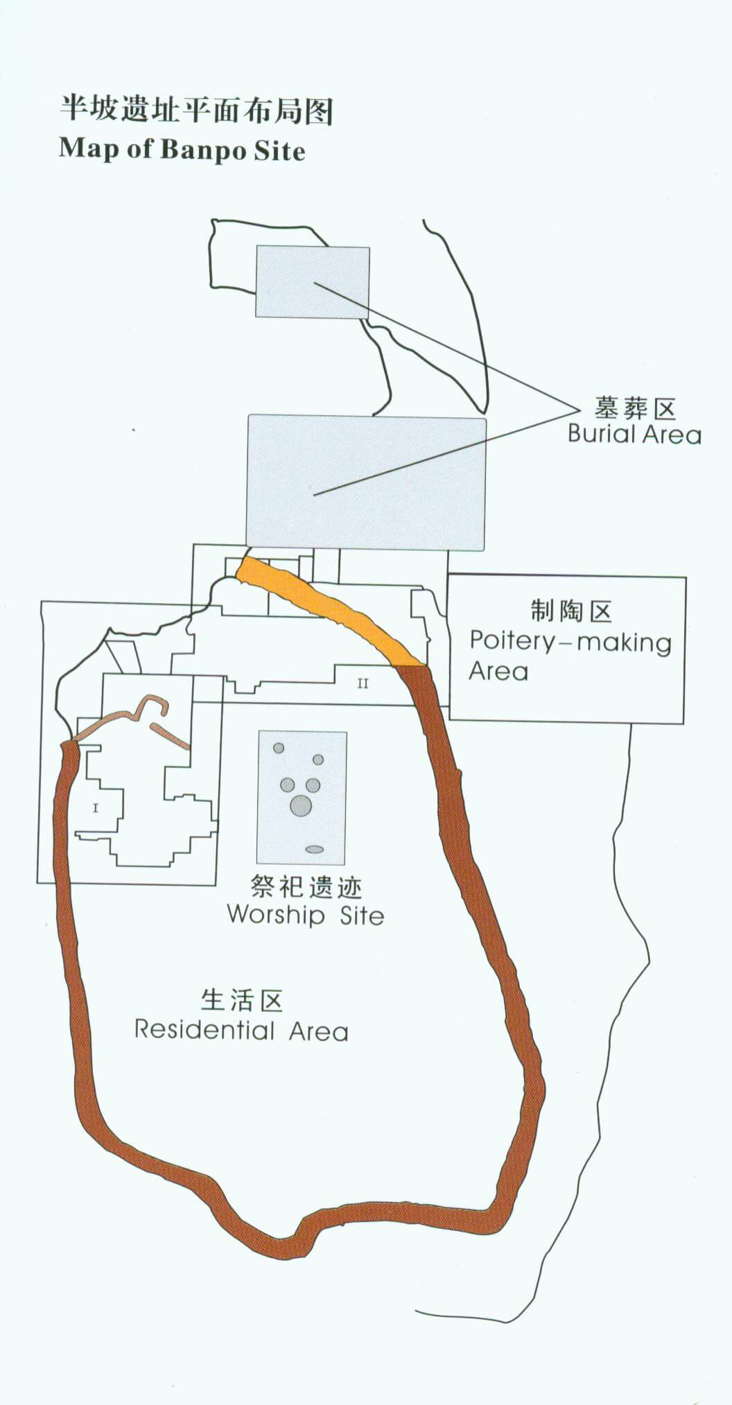 遗址平面布局图