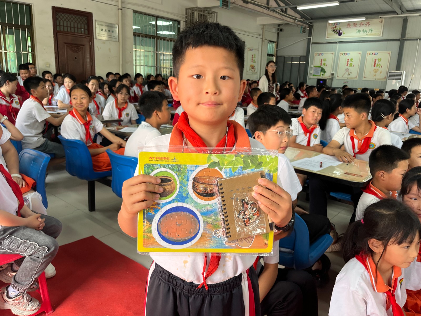 西安半坡博物馆“我从远古来”主题课程走进校园